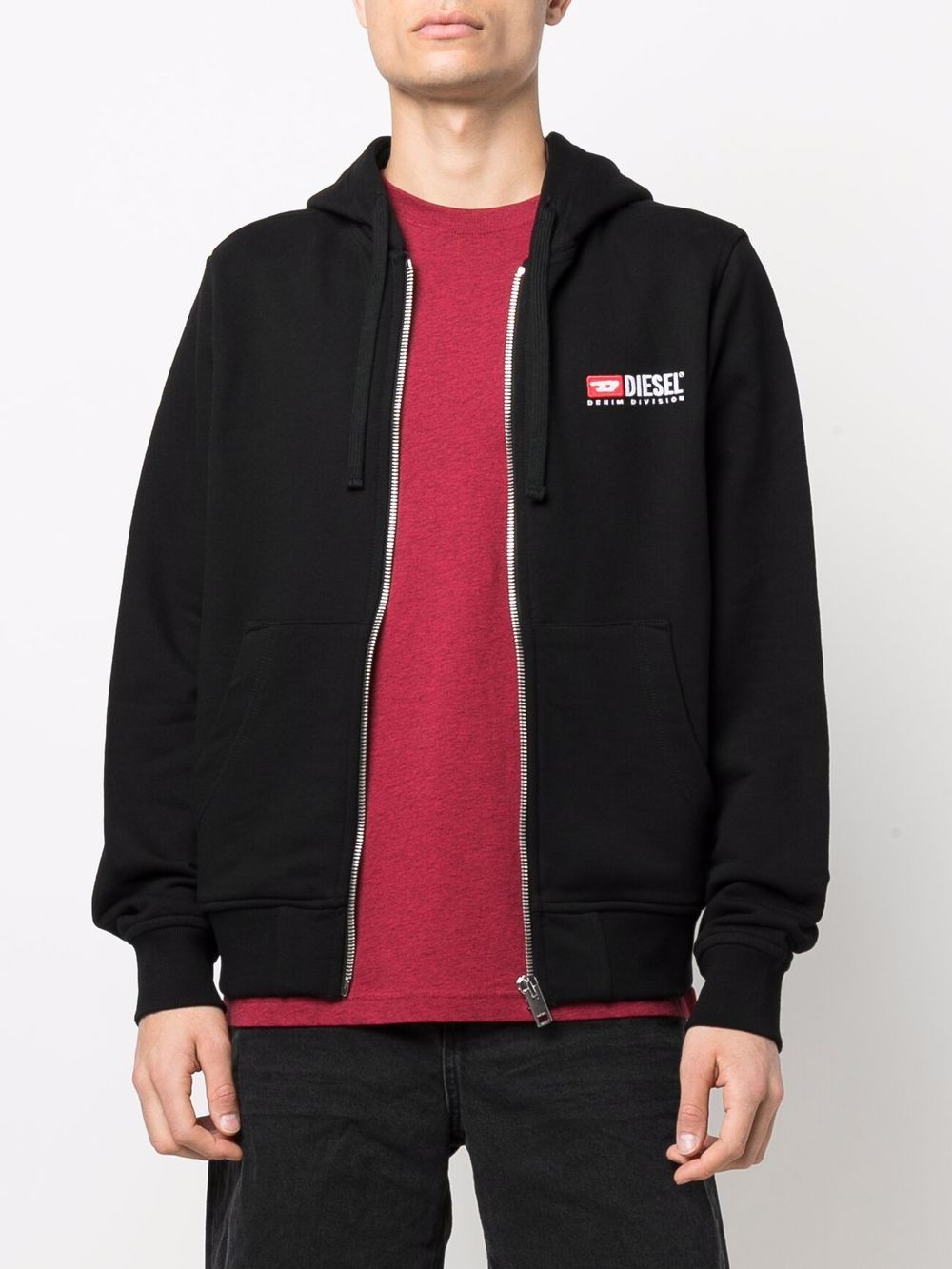 Diesel S-Ginn-Hood-Div zip-up Hoodie - Farfetch