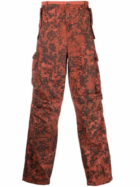 Diesel pantalones cargo con estampado militar