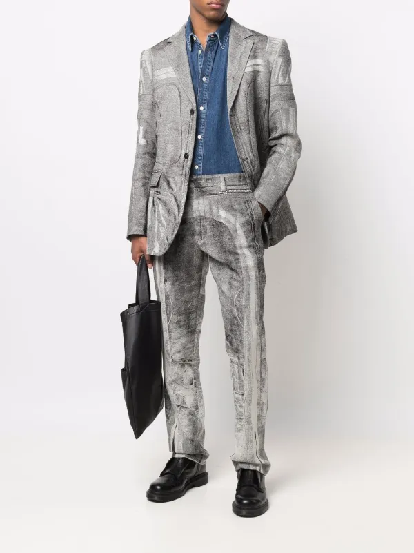 Diesel Tromp l'oeil straight-leg Jeans 