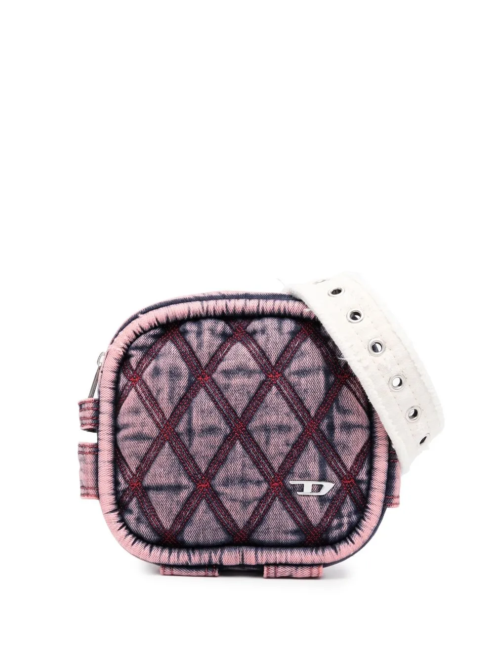 

Diesel Amelia convertible denim shoulder bag - Pink