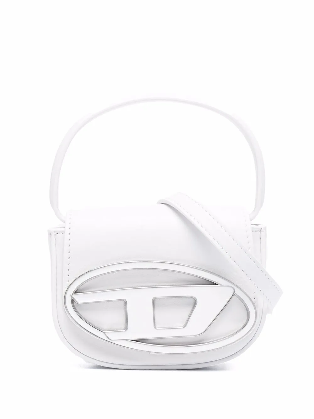 

Diesel 1DR XS leather mini bag - White