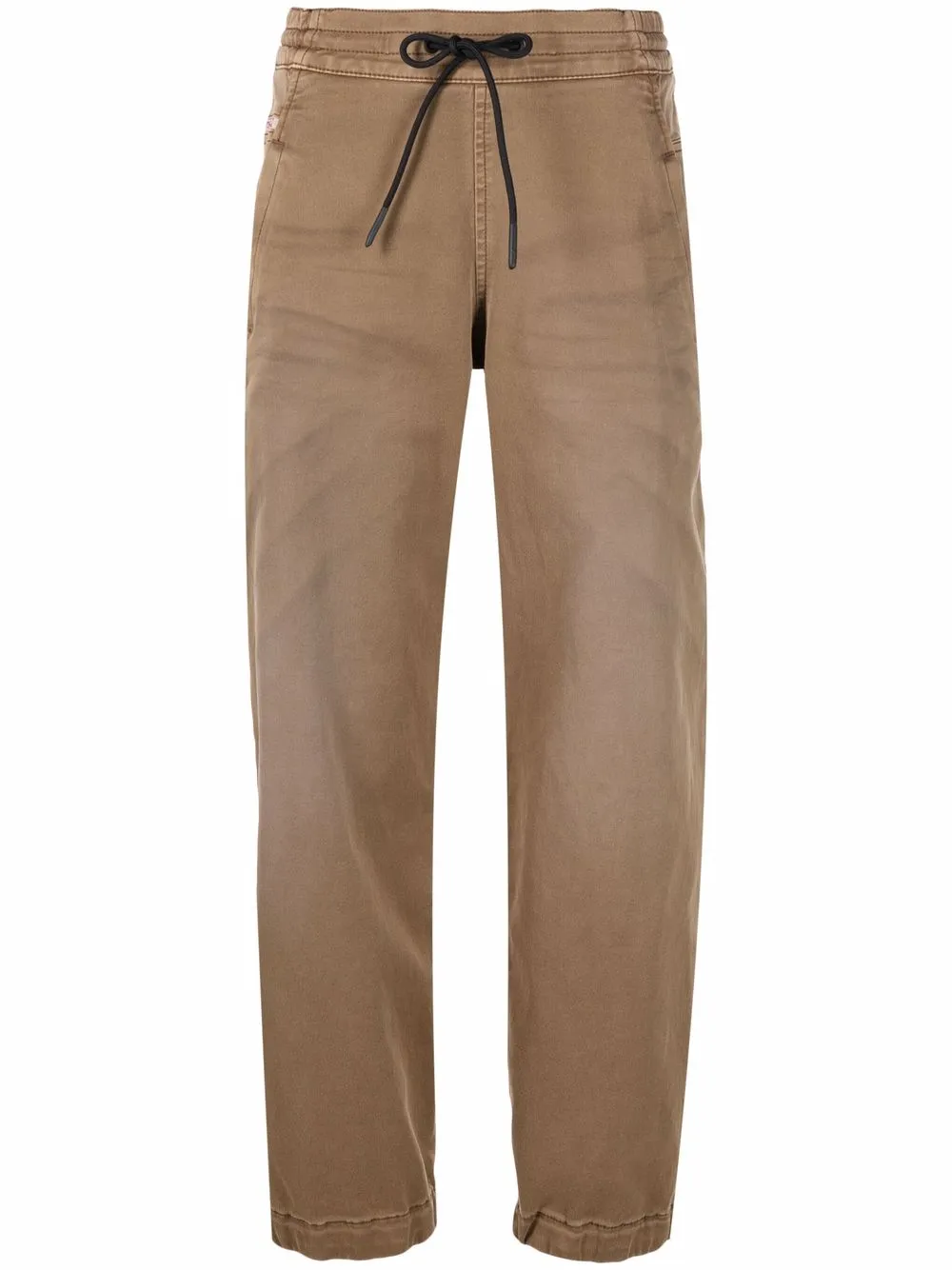 Diesel Jeans mit Logo-Patch - Nude