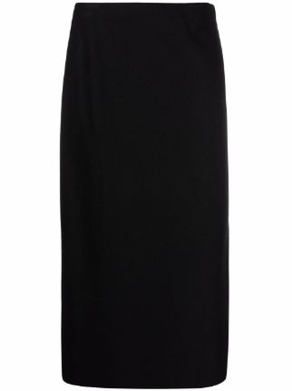 Vince high-waisted Straight Midi Skirt - Farfetch