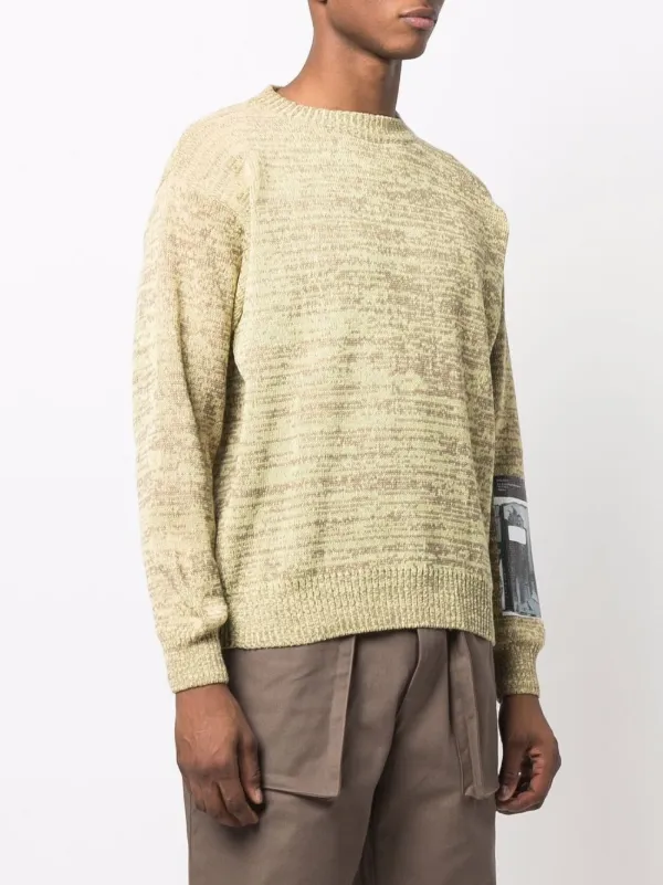 GR10K Recycled Knit Jumper | Green | FARFETCH IN