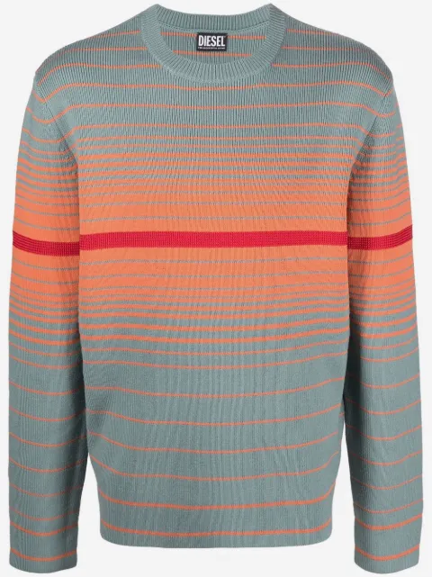 Diesel knitted striped jumper