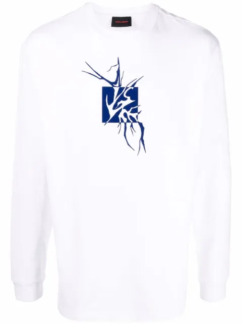 A BETTER MISTAKE Glitch long-sleeve T-shirt
