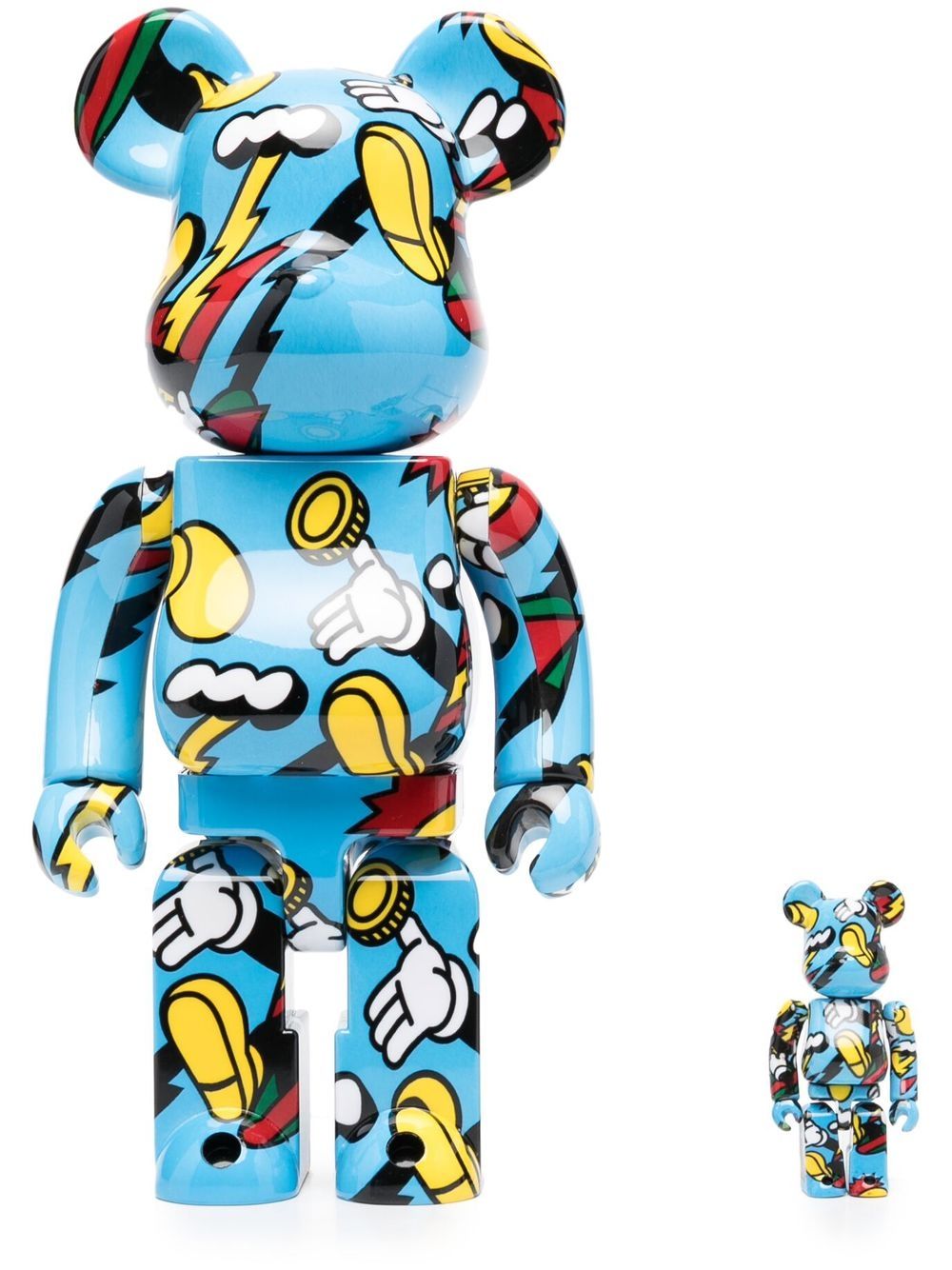 Medicom Toy Bearbrick Grafflex Toy Set In Blue | ModeSens