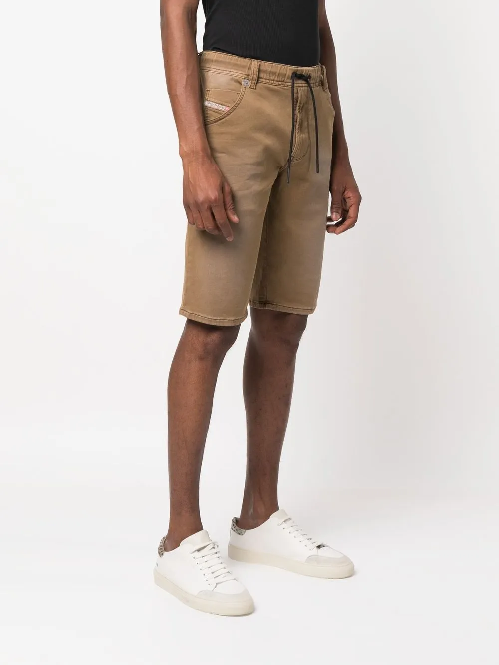  Diesel Slim Fit Shorts Mit Kordelzug   Nude 