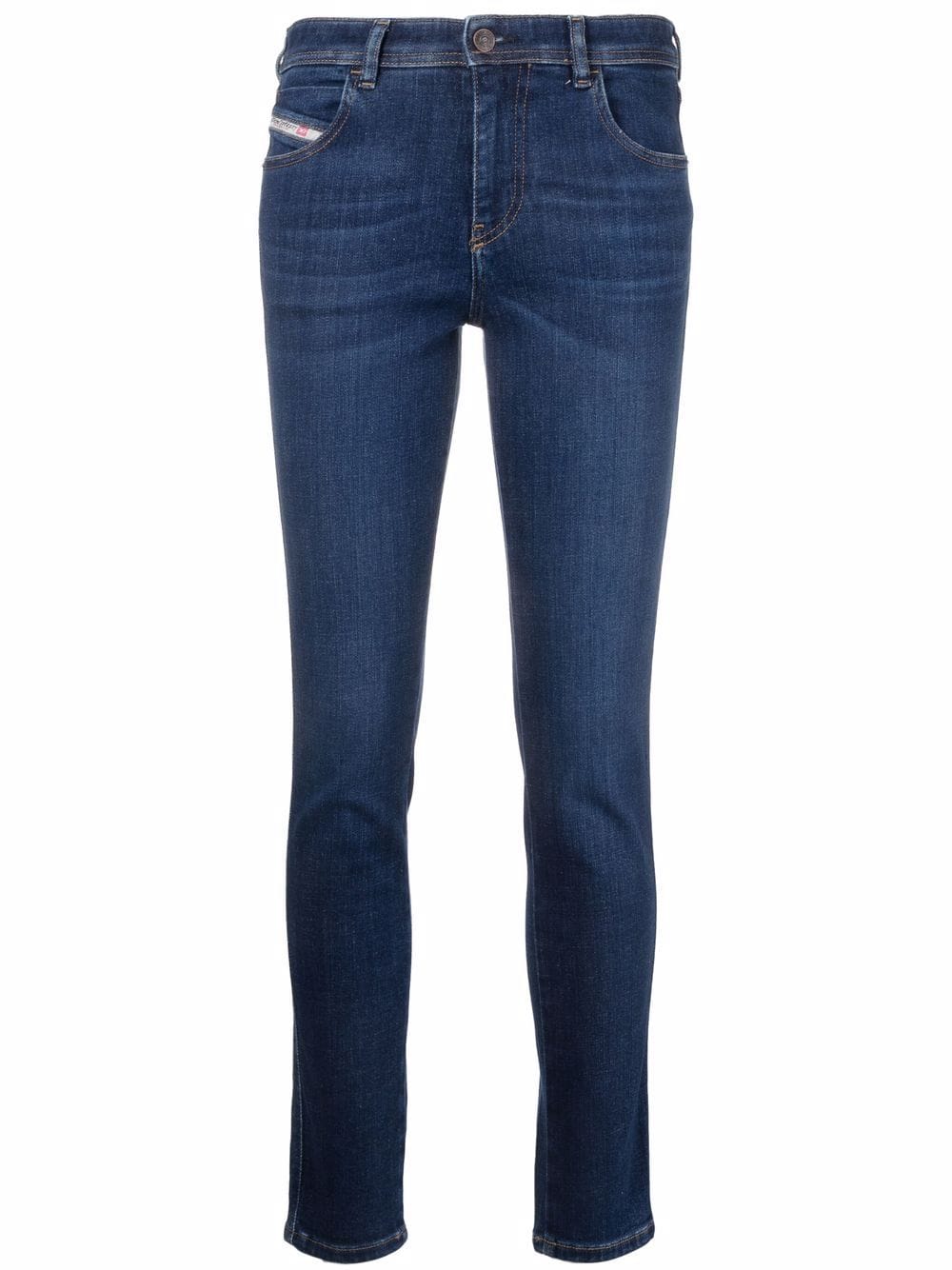 Shop Diesel 2015 Babhila 09c58 Skinny Jeans In Blau