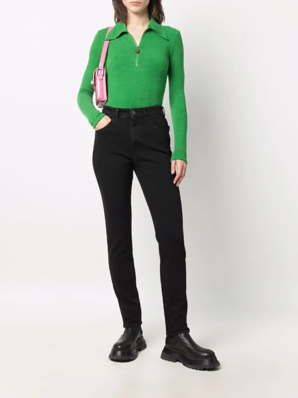 DIESEL 1994 ハイウエストシンス 1994Z9C25 02 Diesel 1994 Z9C25 straight-leg Jeans | Black | FARFETCH