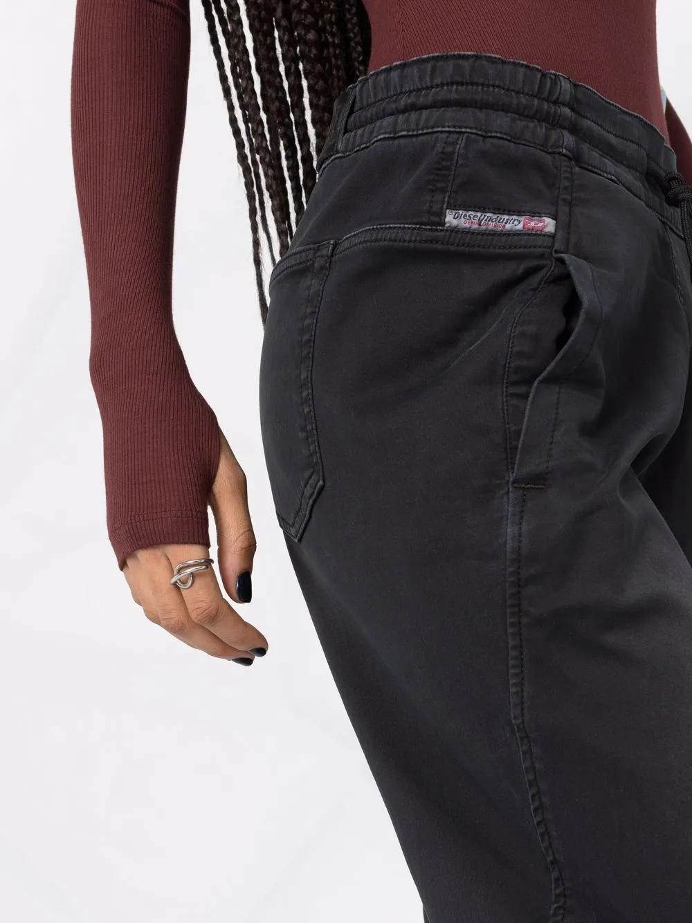  Diesel Krailey Boyfriend Jeans   Schwarz 