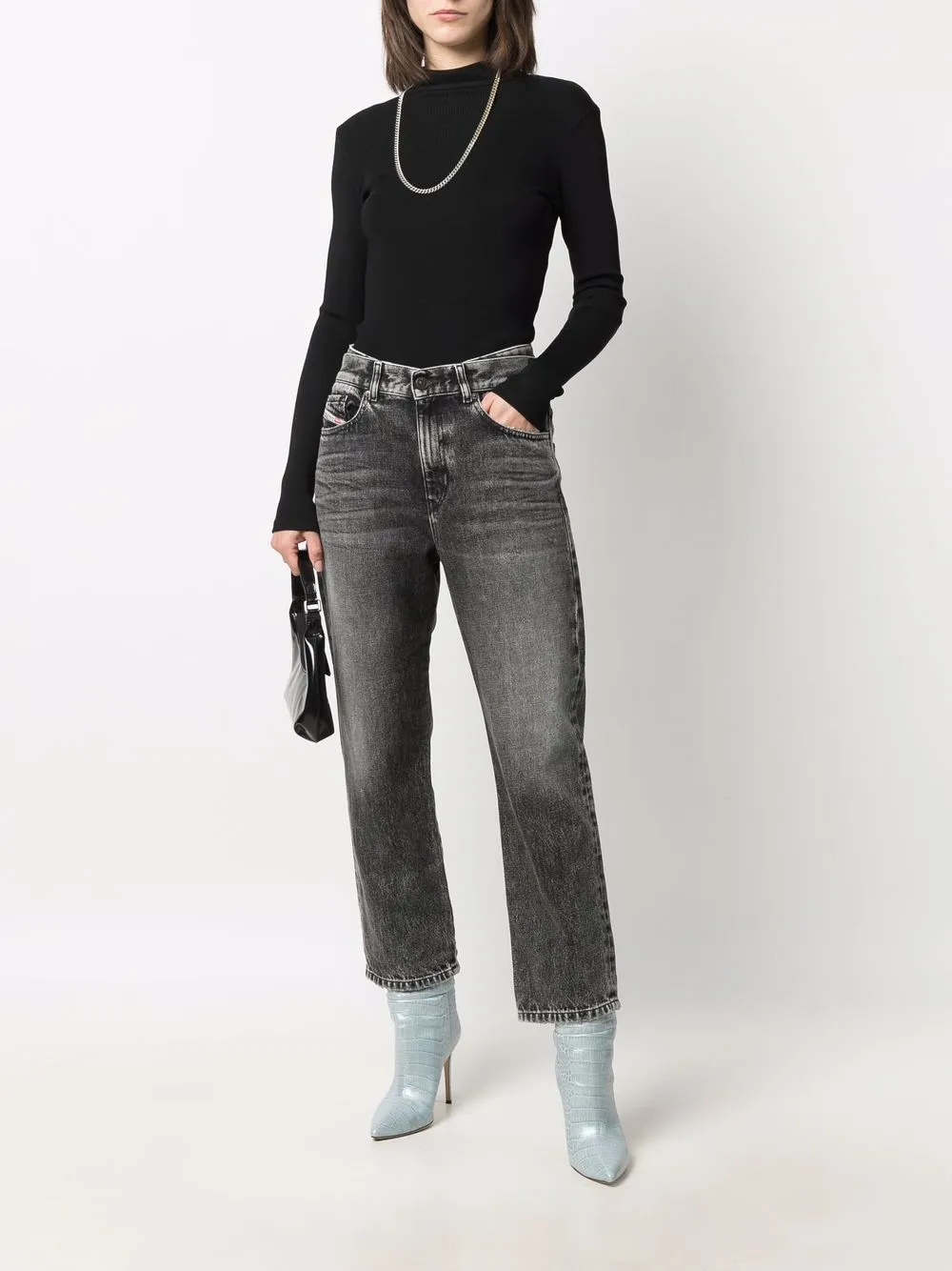  Diesel Jeans Boyfriend - Grigio 