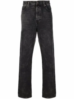 Diesel D-Rise 007F6 straight-leg Jeans | Black | FARFETCH