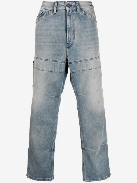 Diesel Calça jeans reta D-Franky