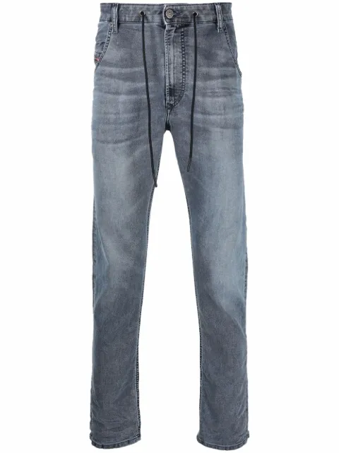 Diesel drawstring denim jeans