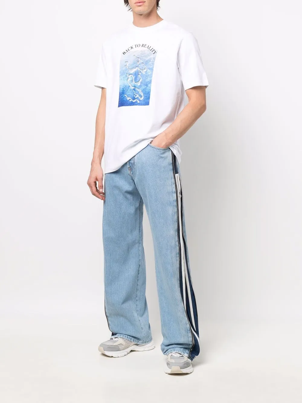  Diesel 1955 Jeans Mit Geradem Bein   Blau 