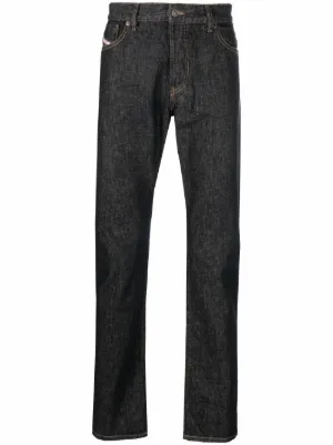 Diesel 2001 D-Macro ストレートジーンズ | ブラック | FARFETCH JP