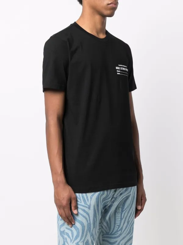 Shop Diesel logo-print T-shirt with 