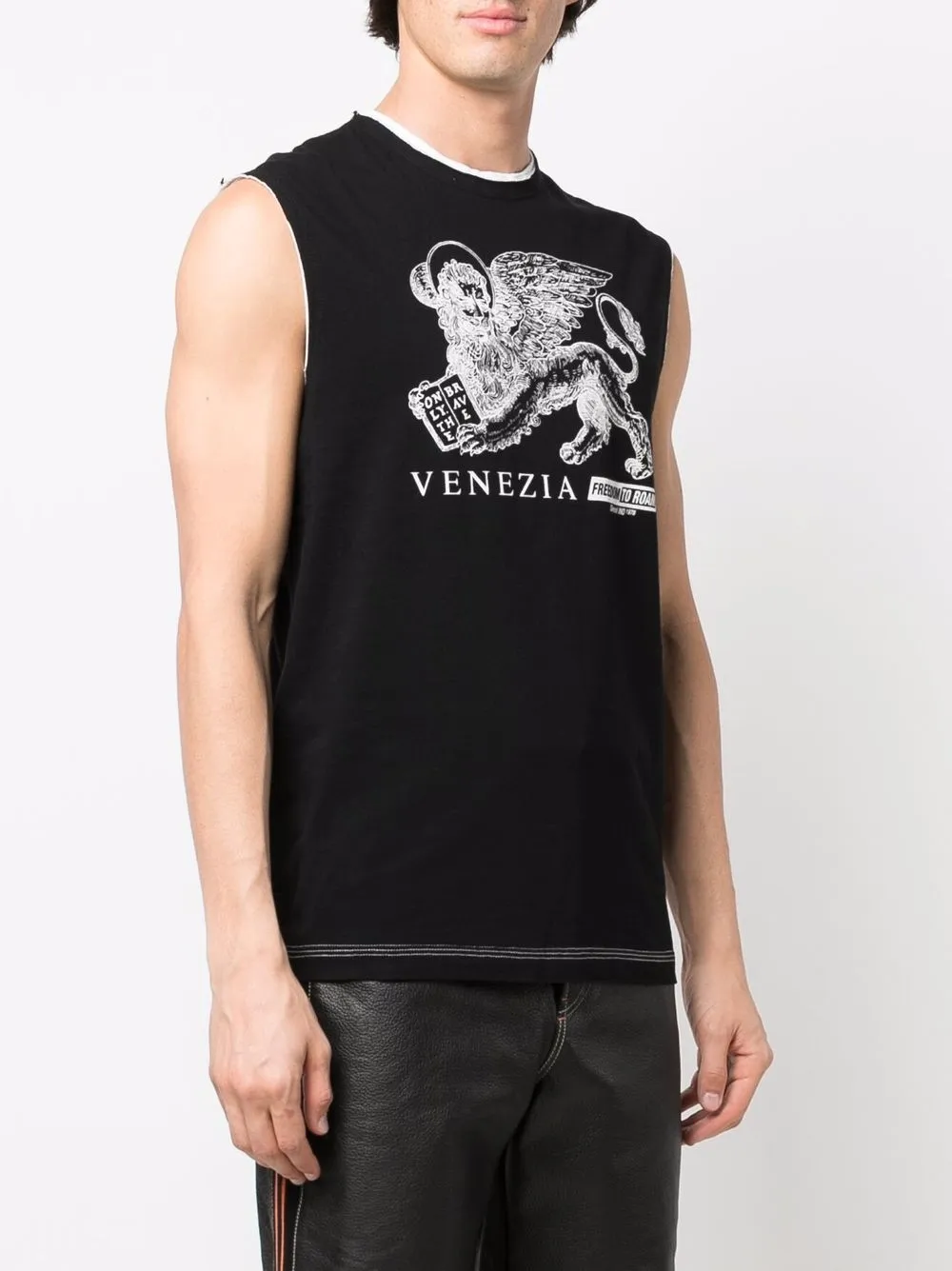 фото Diesel футболка с принтом venezia