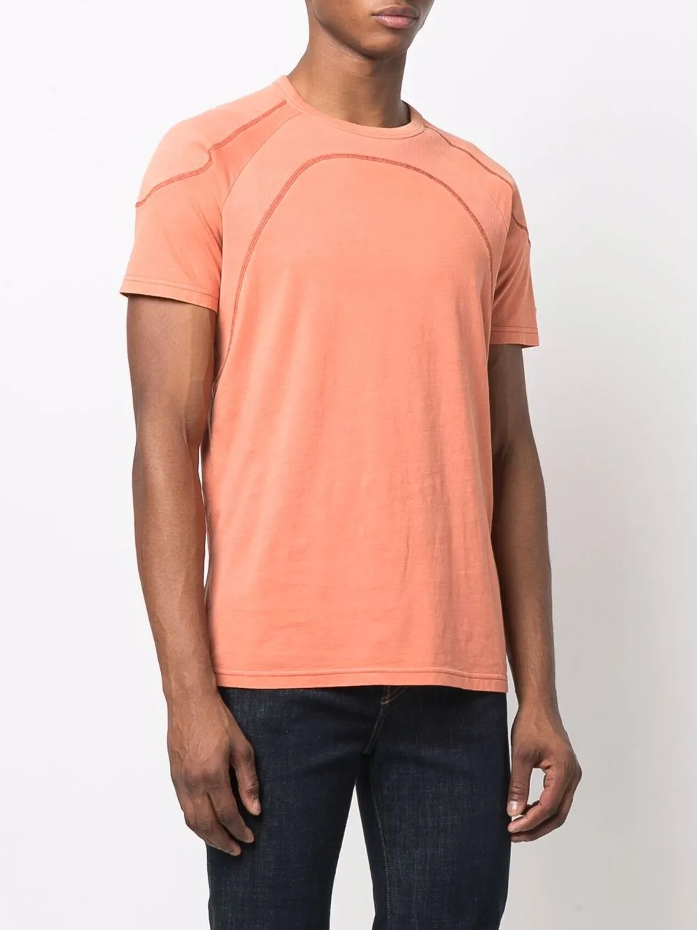 фото Diesel футболка с контрастной строчкой