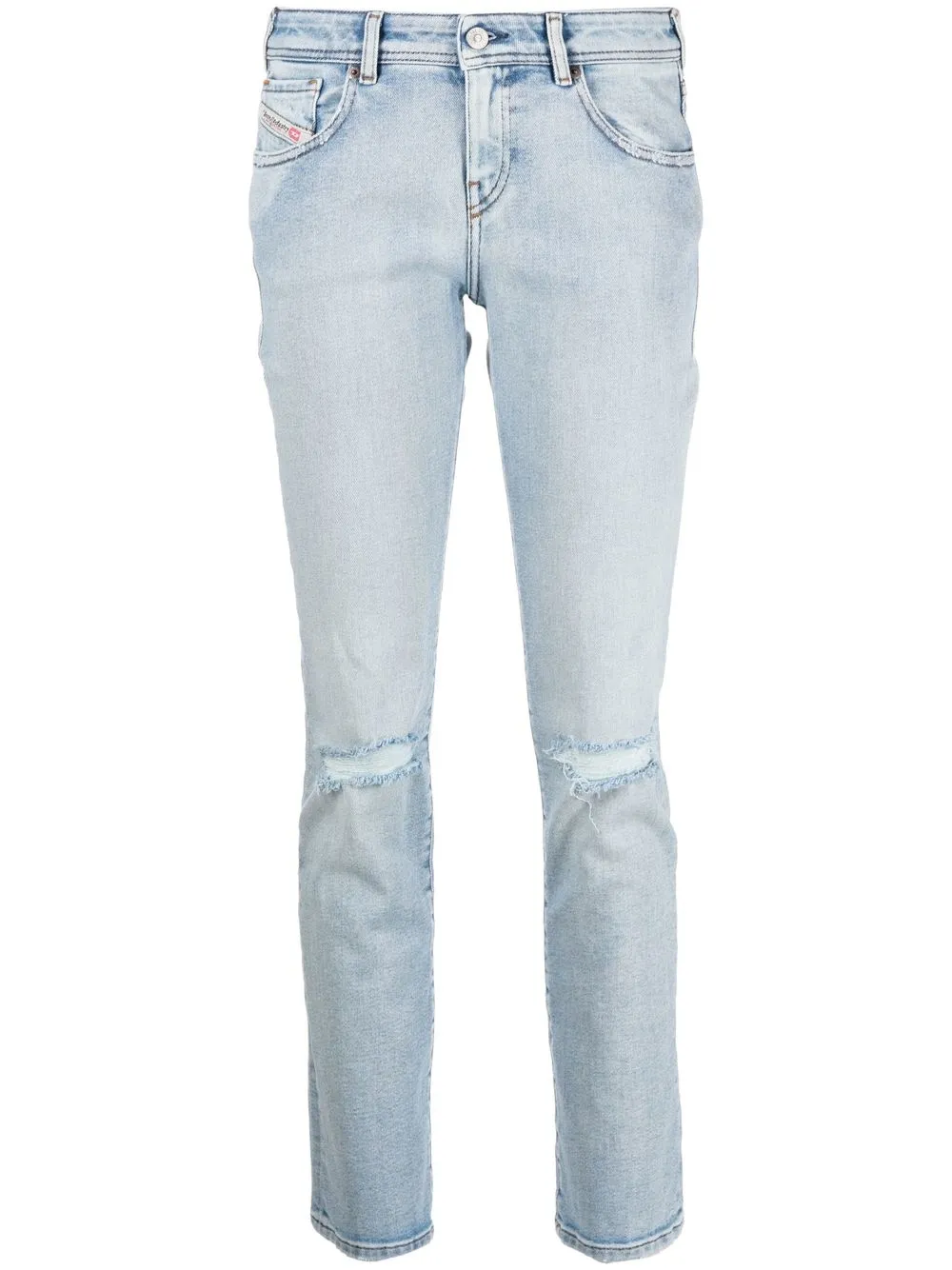 Diesel Tief sitzende Skinny-Jeans - Blau