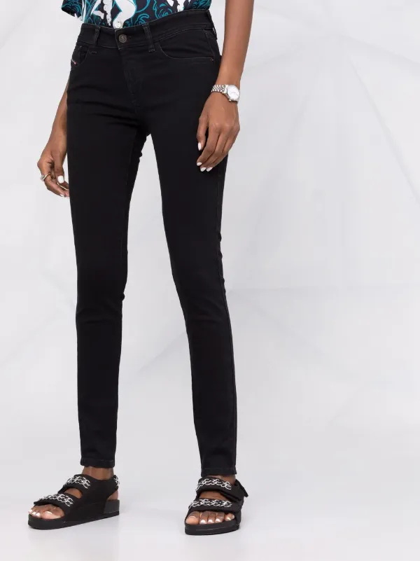 Shop Diesel Slandy low-rise jeans with 