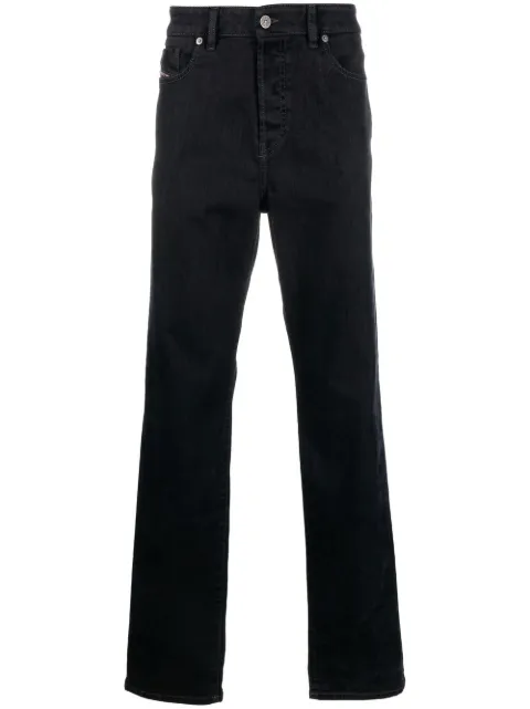 Diesel jeans rectos con parche del logo