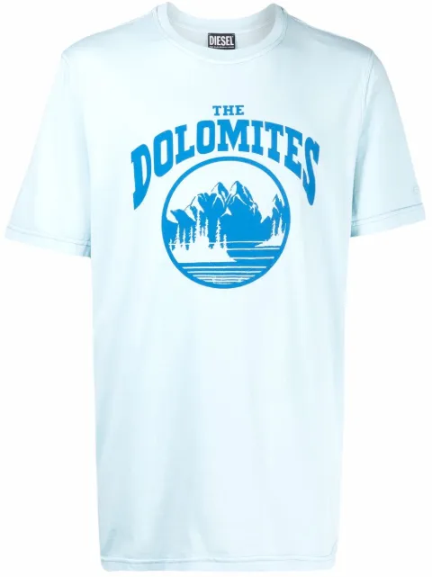 Diesel graphic-print short-sleeved T-shirt