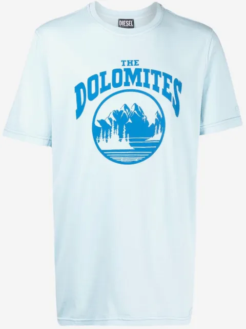 Diesel graphic-print short-sleeved T-shirt