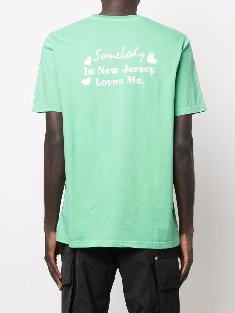 Diesel T-shirt met grafische print Groen