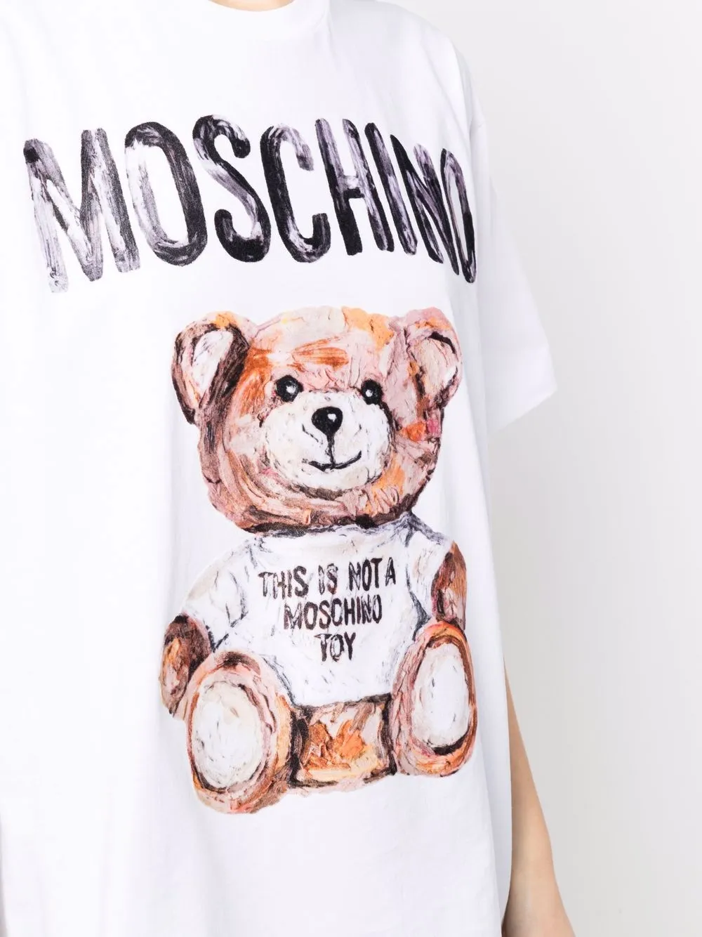 фото Moschino футболка с логотипом