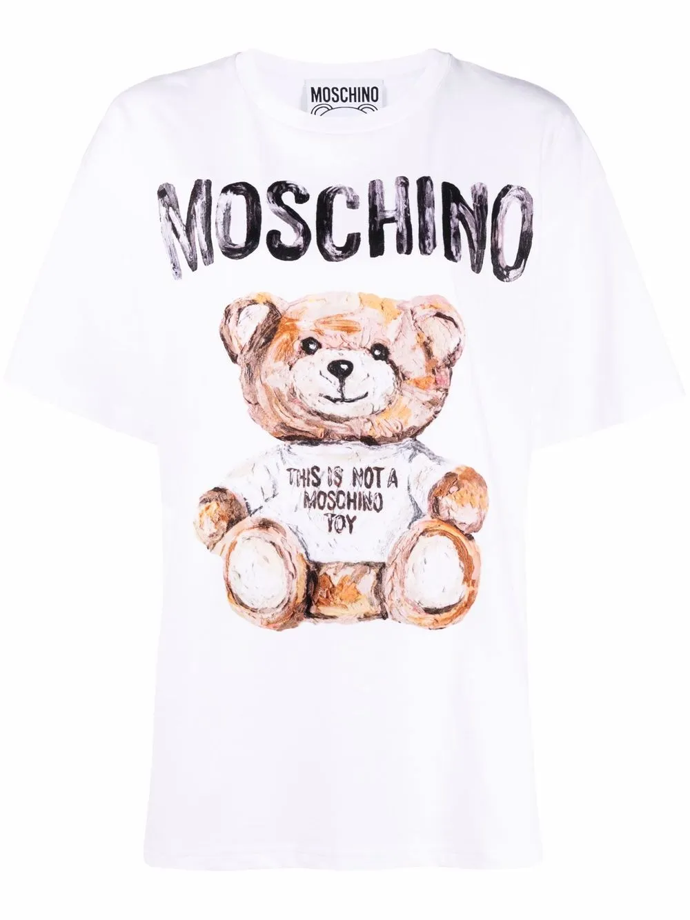 фото Moschino футболка с логотипом