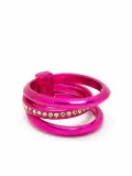 Panconesi Solar Crystal stacked ring - Pink