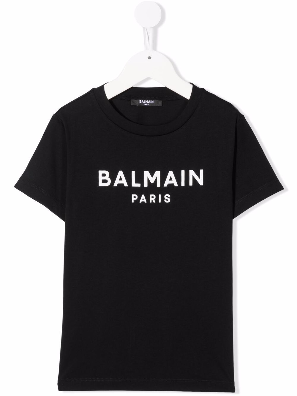 фото Balmain kids футболка с логотипом