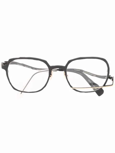 MASAHIROMARUYAMA asymmetrical round-frame glasses