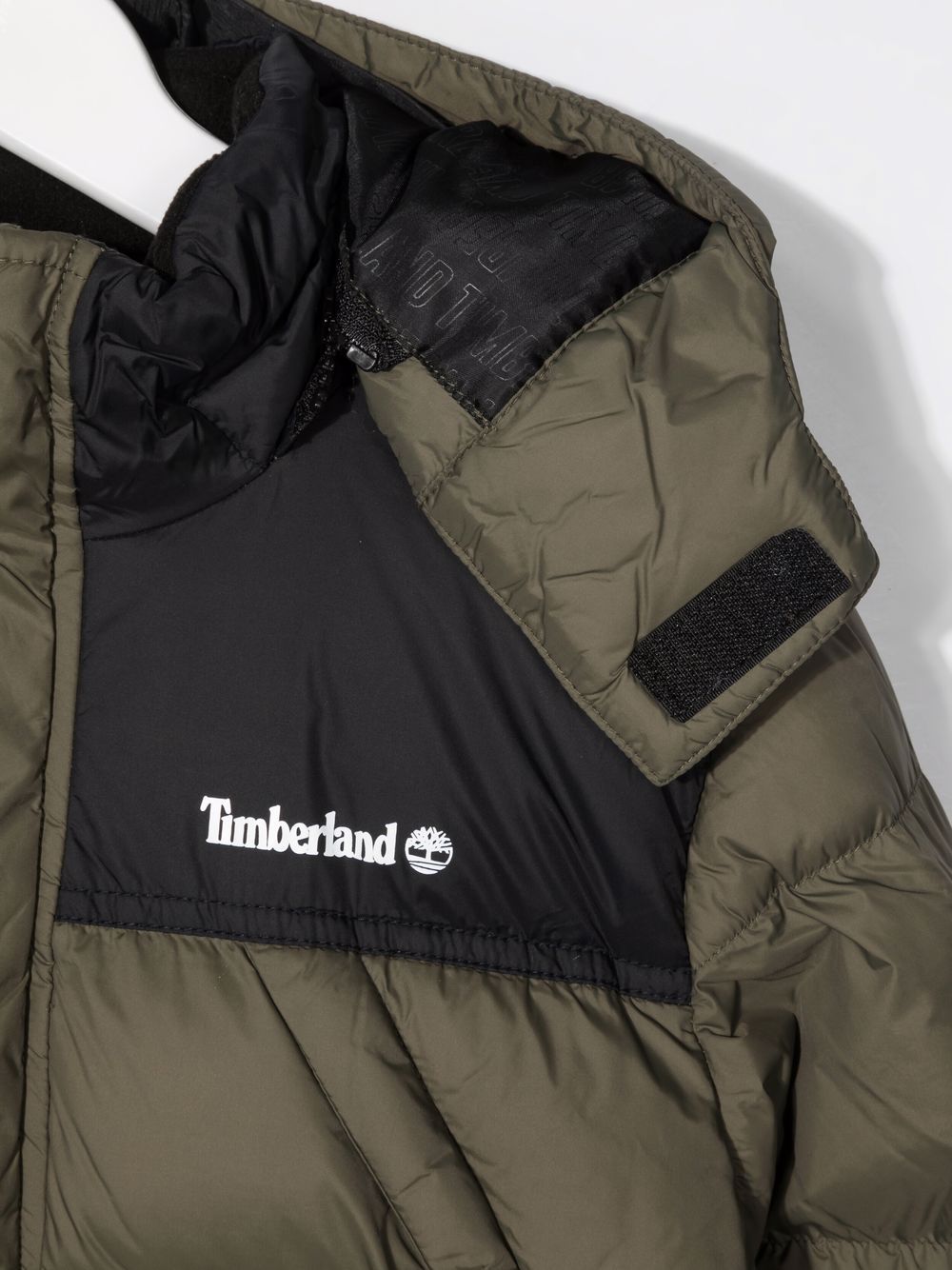 фото Timberland kids пуховик с вышитым логотипом