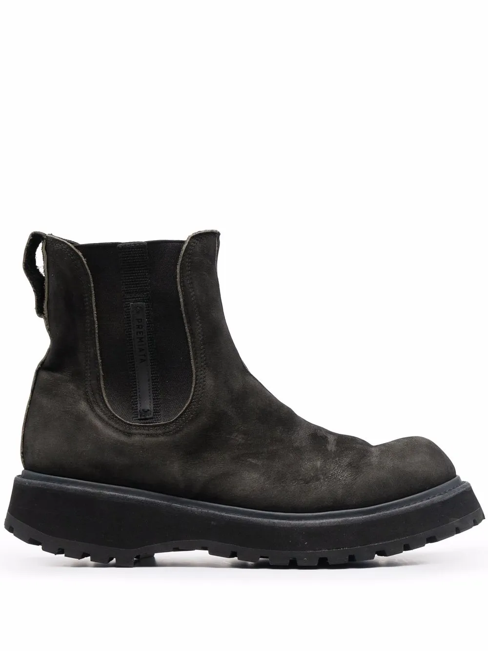 

Premiata botas estilo slip-on con gamuza - Negro