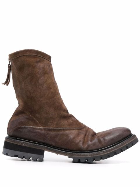 Premiata zip-up leather boots