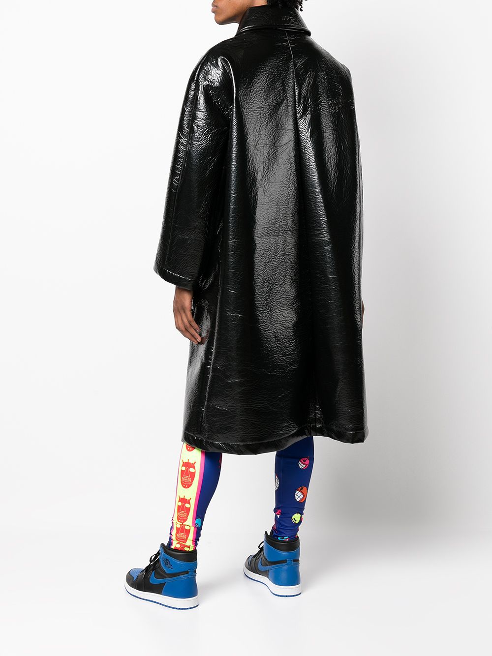 Shop Walter Van Beirendonck Mask Coat In Schwarz