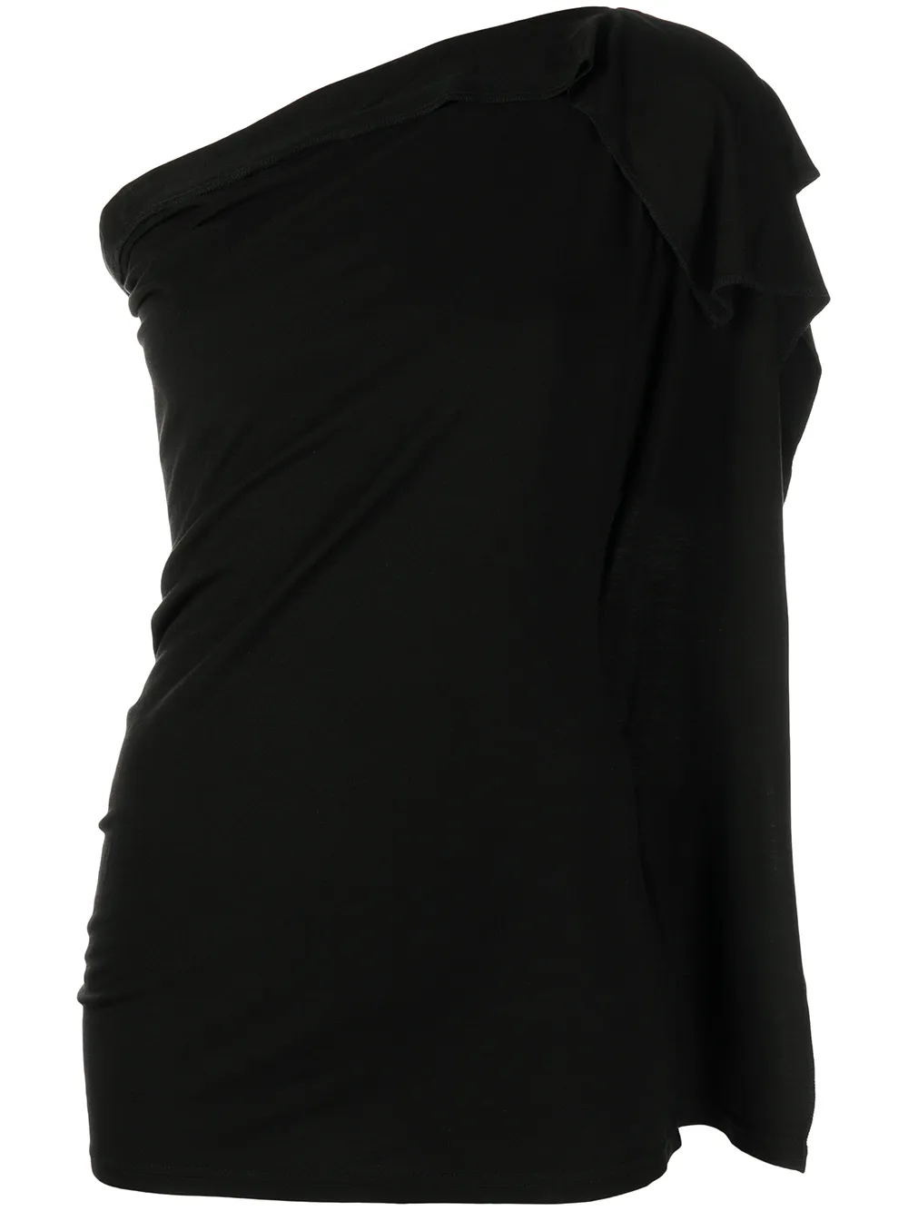 

Yohji Yamamoto blusa con hombro descubierto - Negro