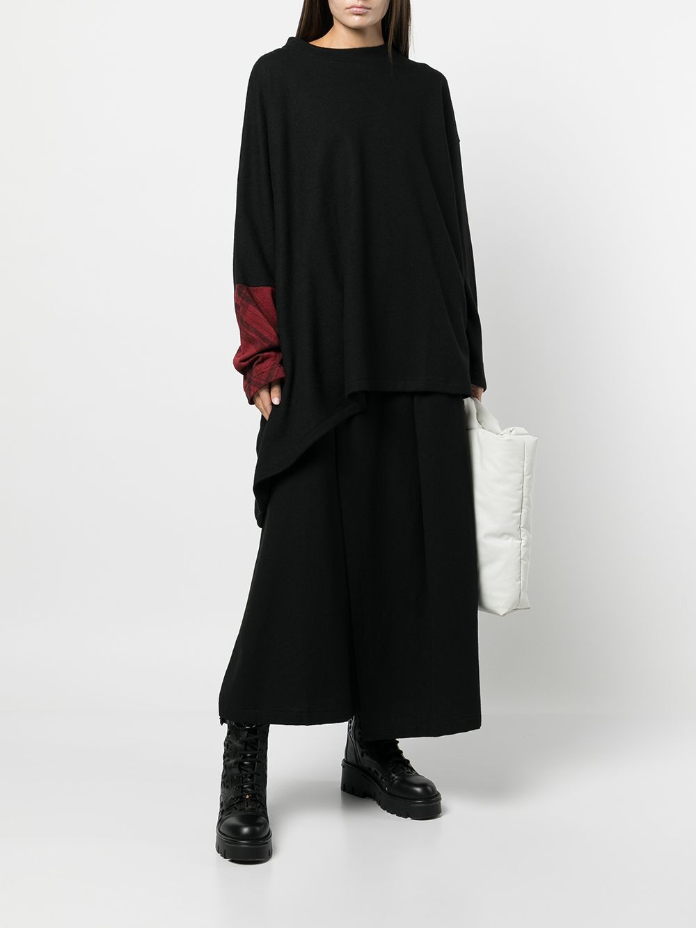 Yohji Yamamoto Geruite top - Rood