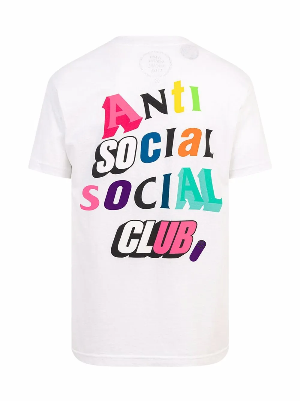 Anti Social Club T-shirt met tekst Wit