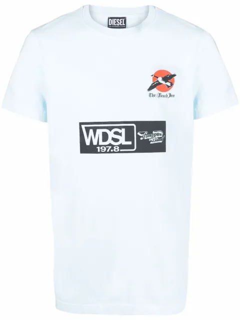 Diesel logo-print short-sleeved T-shirt