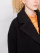 GANNI bouclé single-breasted coat