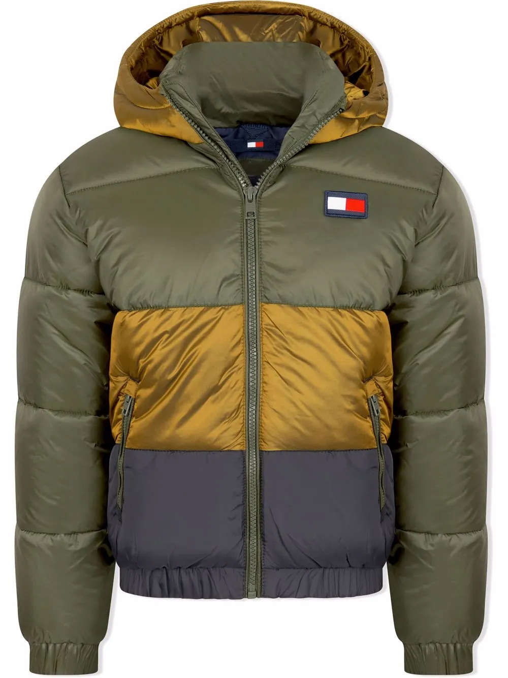 фото Tommy hilfiger junior teen colour-block puffer jacket