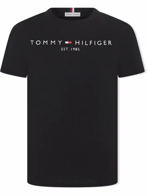 Tommy Hilfiger Junior T-shirt med rund hals og logotryk