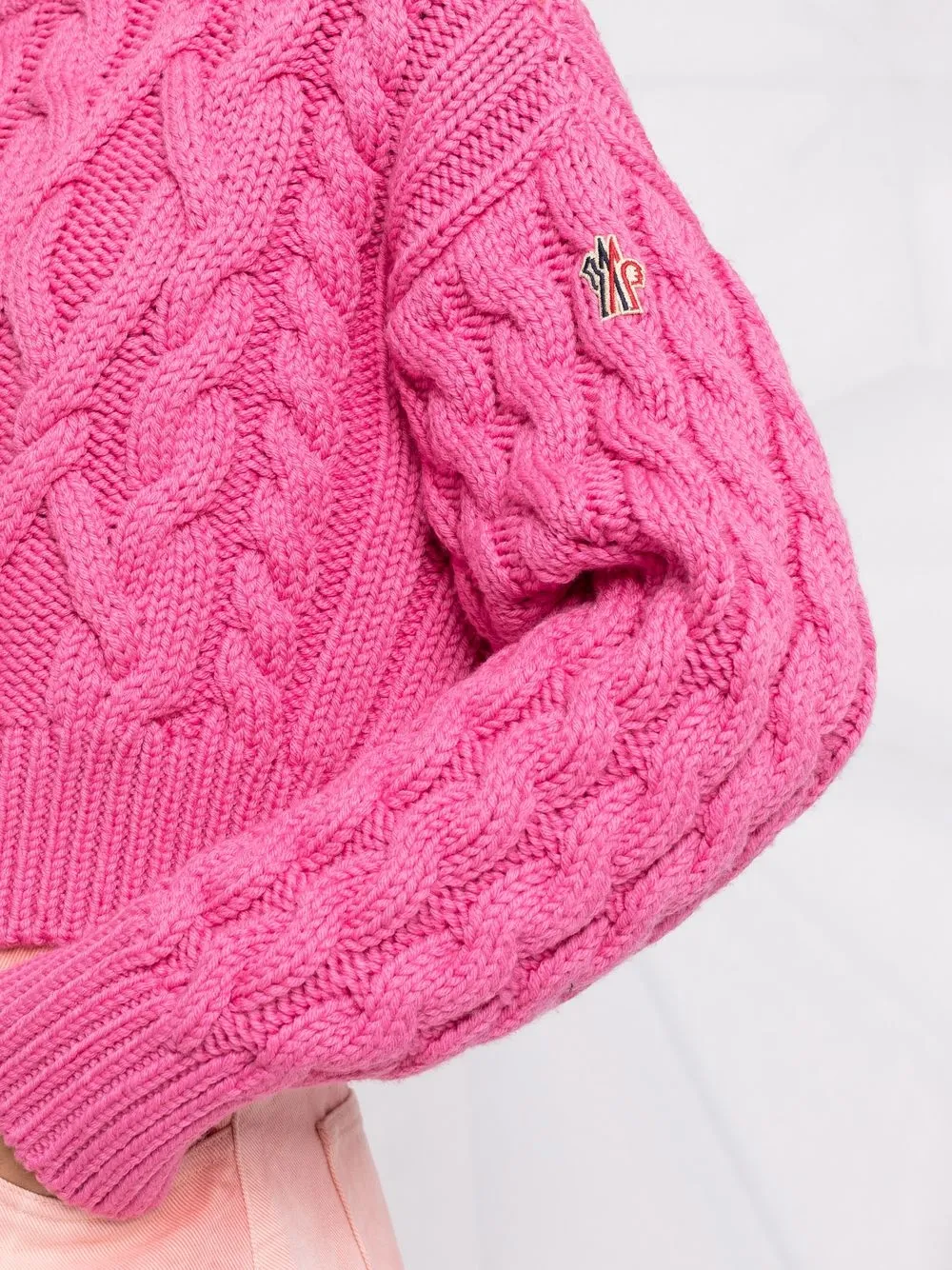 Moncler Cropped trui Roze