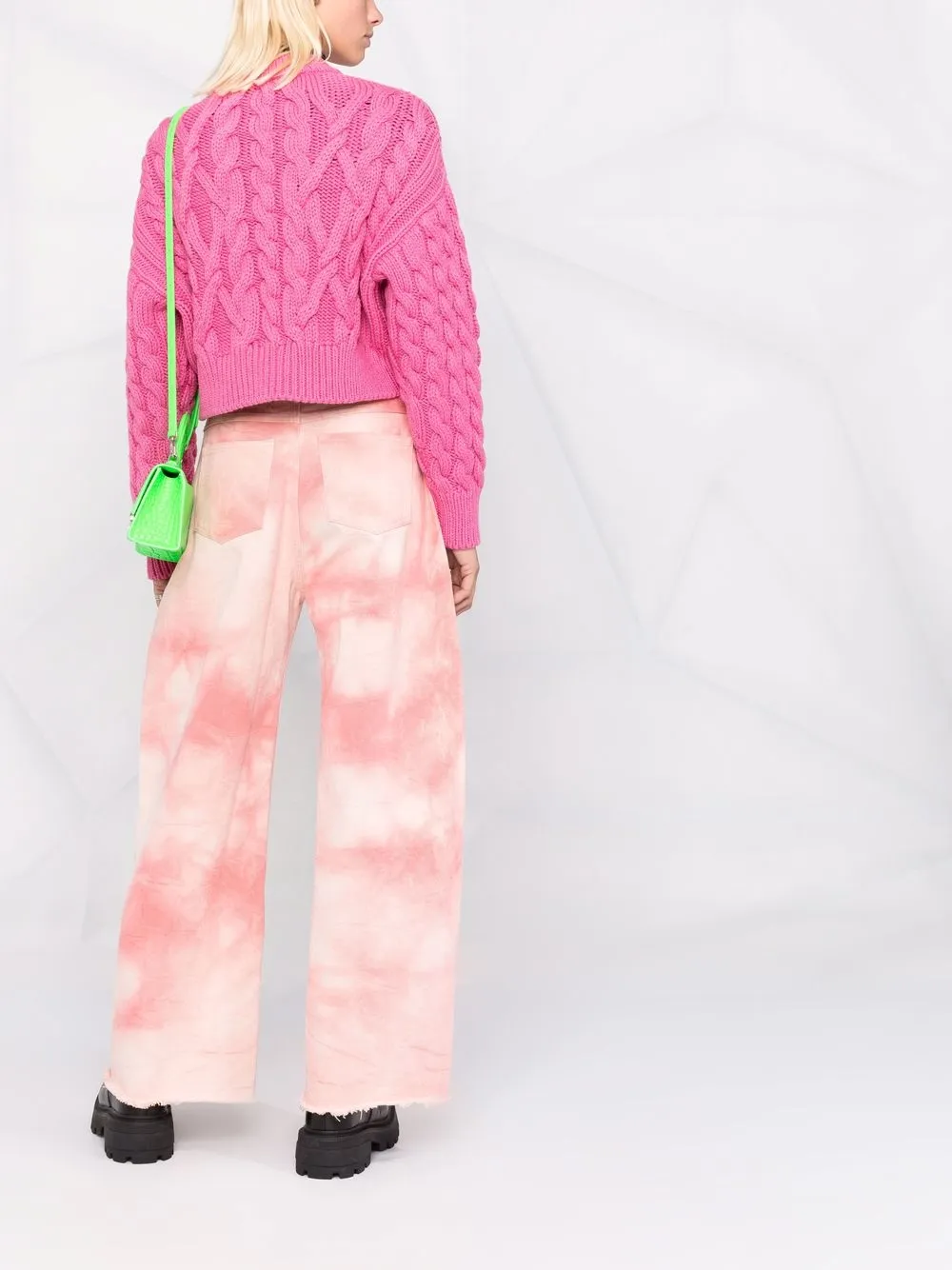 Moncler Cropped trui Roze