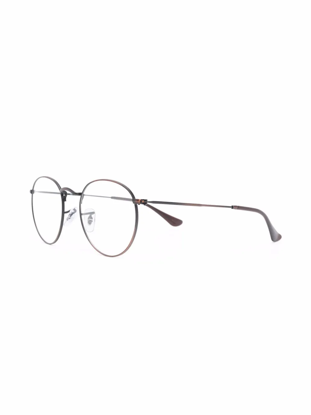 Ray-Ban matte-effect round-frame glasses | Men | Image 2