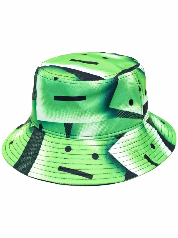 Acne Studios smiley-print Hat - Farfetch